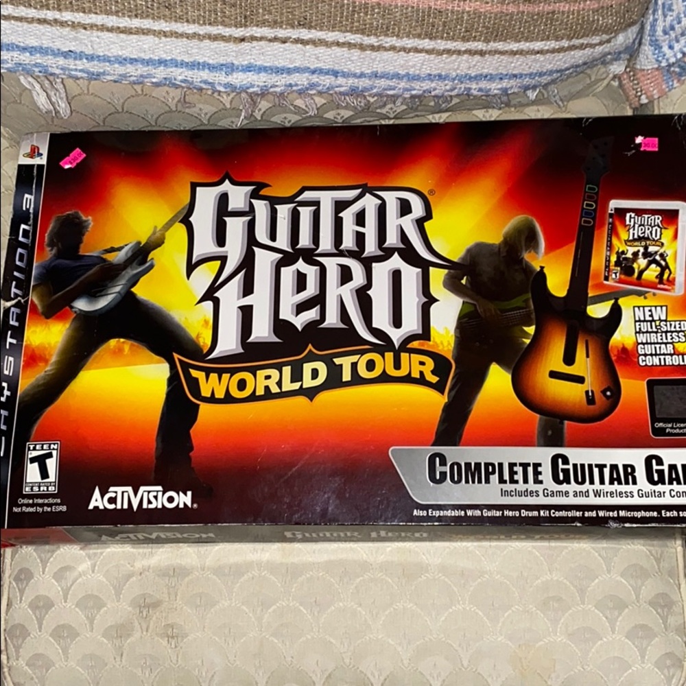 Guitar hero world tour full set PS3
